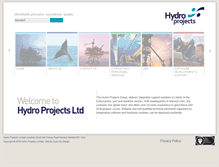 Tablet Screenshot of hydroprojects.com